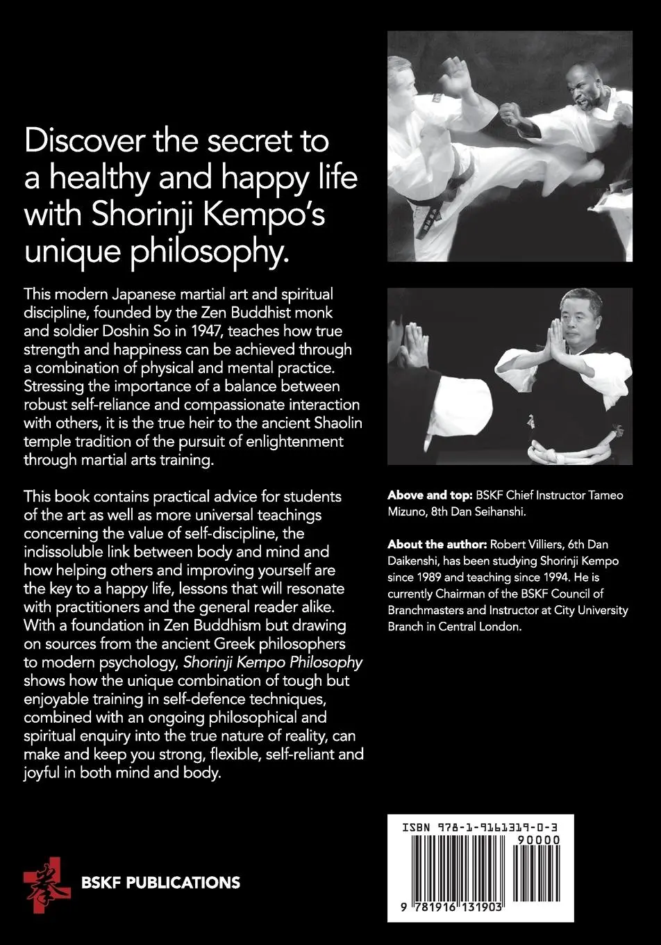 Rückseite: 9781916131903 | Shorinji Kempo Philosophy | Shorinji Kempo No Tetsugaku | Villiers