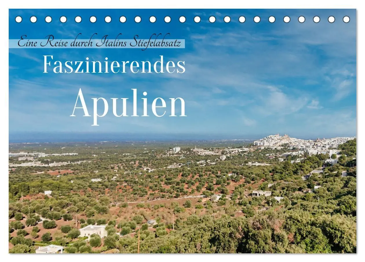 Cover: 9783457331903 | Faszinierendes Apulien (Tischkalender 2026 DIN A5 quer), CALVENDO...