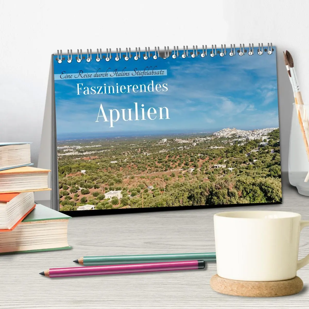 Bild: 9783457331903 | Faszinierendes Apulien (Tischkalender 2026 DIN A5 quer), CALVENDO...