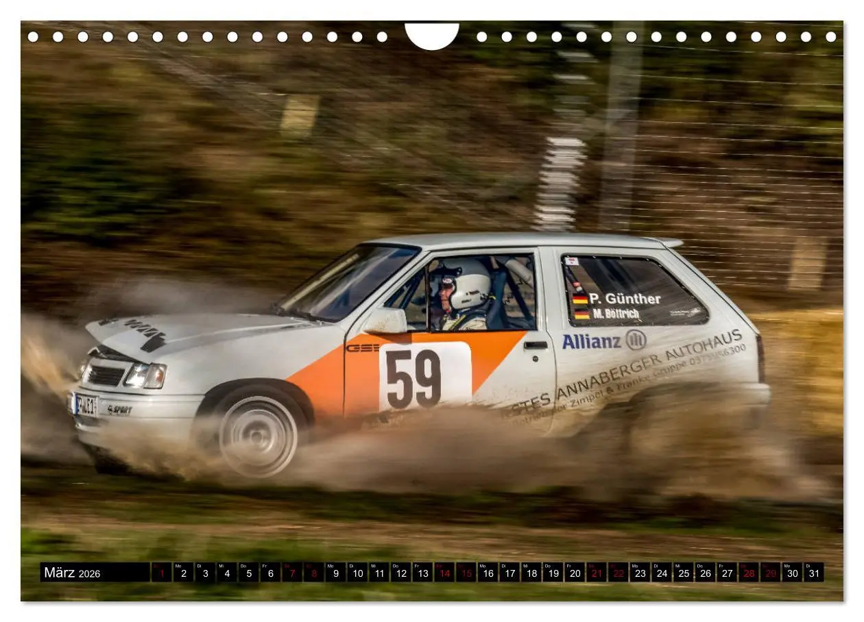Bild: 9783457881903 | SCHNELL! AUTHENTISCH! MITTENDRIN! - RALLYE! (Wandkalender 2026 DIN...