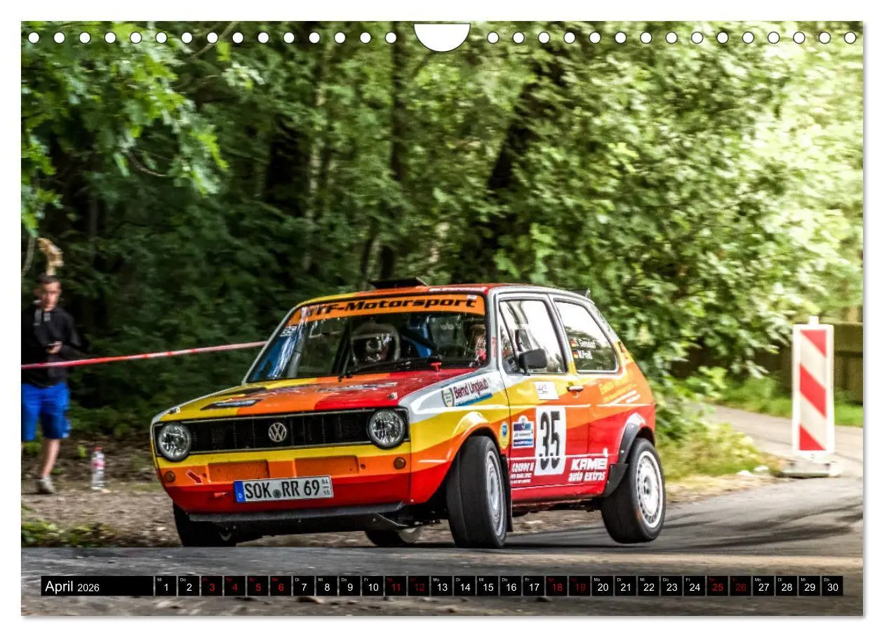 Bild: 9783457881903 | SCHNELL! AUTHENTISCH! MITTENDRIN! - RALLYE! (Wandkalender 2026 DIN...