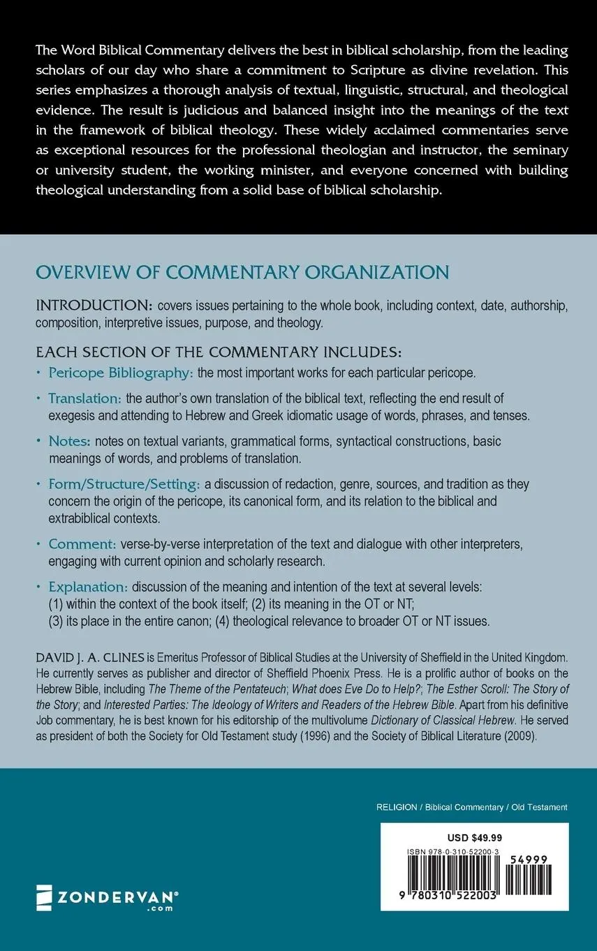 Rückseite: 9780310522003 | Job 38-42, Volume 18B | Zondervan | Buch | Gebunden | Englisch | 2012