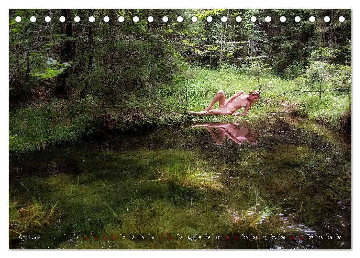 Bild: 9783457772003 | Akt und Natur - im Zauberwald (Tischkalender 2026 DIN A5 quer),...