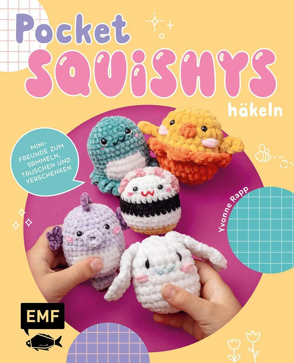 Cover: 9783745932003 | Pocket-Squishys häkeln - Kleine Plüschtiere für Squishmallow- und...