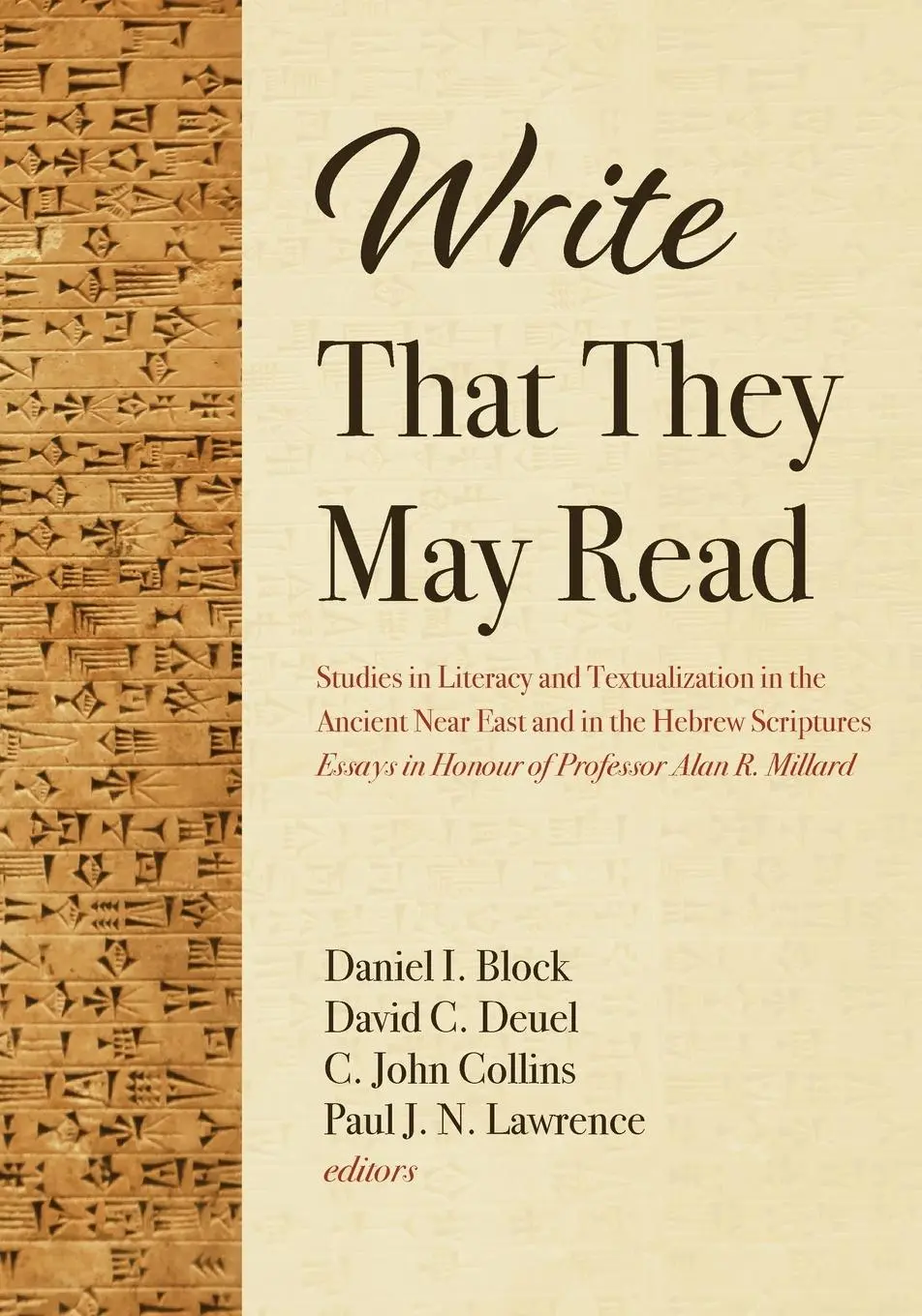 Cover: 9781725252103 | Write That They May Read | Daniel I. Block (u. a.) | Taschenbuch