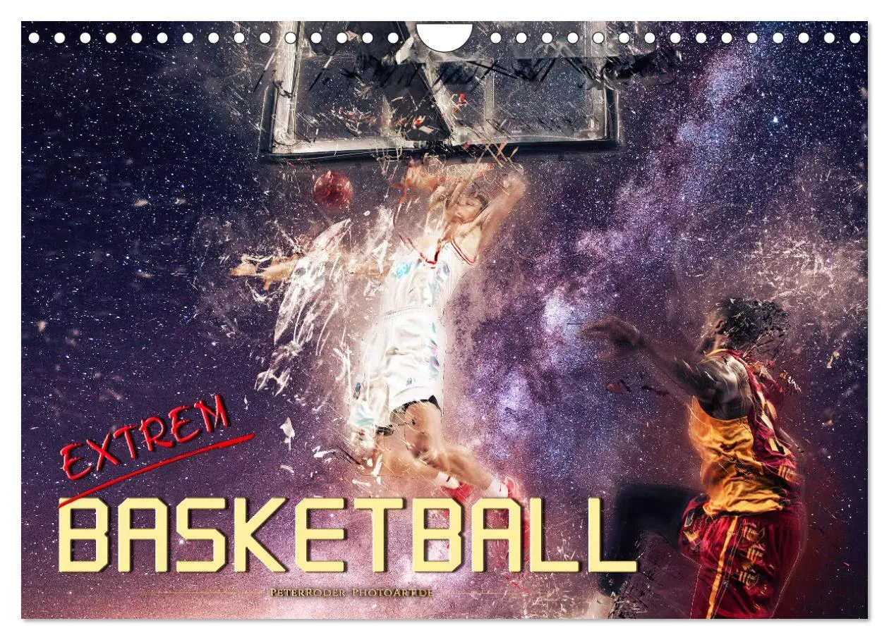 Cover: 9783457832103 | Basketball extrem (Wandkalender 2026 DIN A4 quer), CALVENDO...