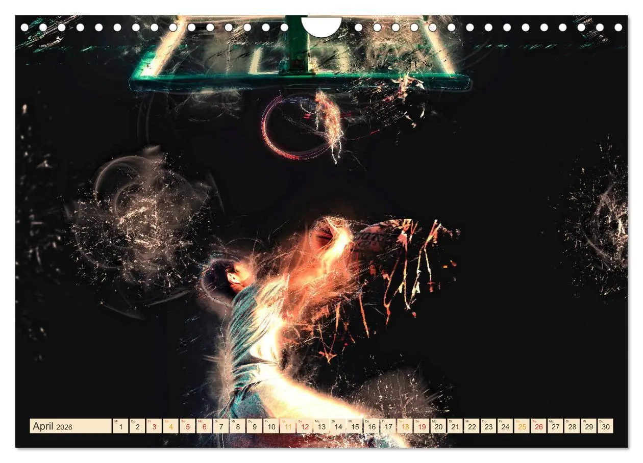 Bild: 9783457832103 | Basketball extrem (Wandkalender 2026 DIN A4 quer), CALVENDO...