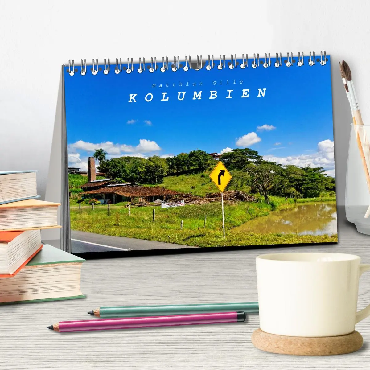 Bild: 9783516162103 | Kolumbien (Tischkalender 2026 DIN A5 quer), CALVENDO Monatskalender