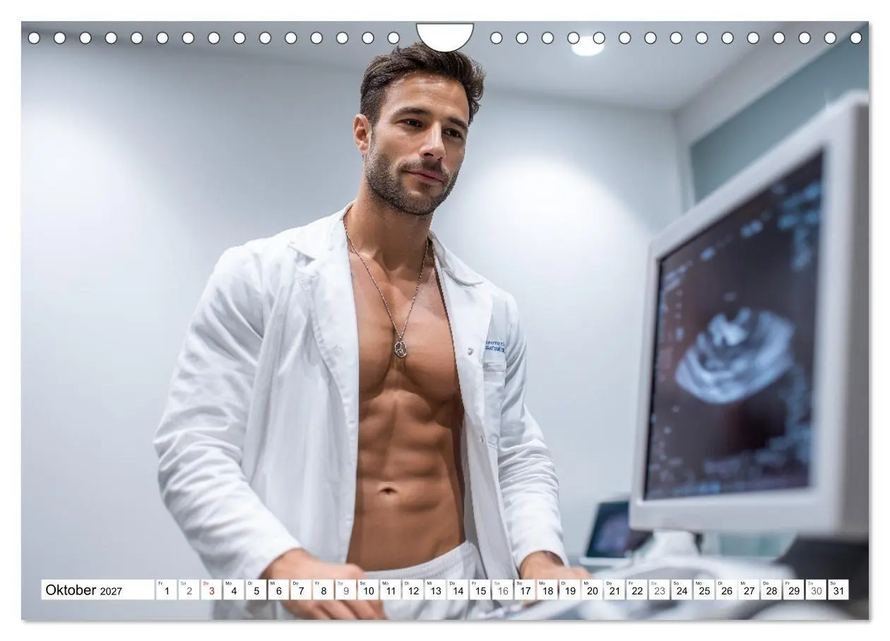 Bild: 9783516922103 | SEXY ÄRZTE - Männlich, muskulös und einsatzbereit (Wandkalender...