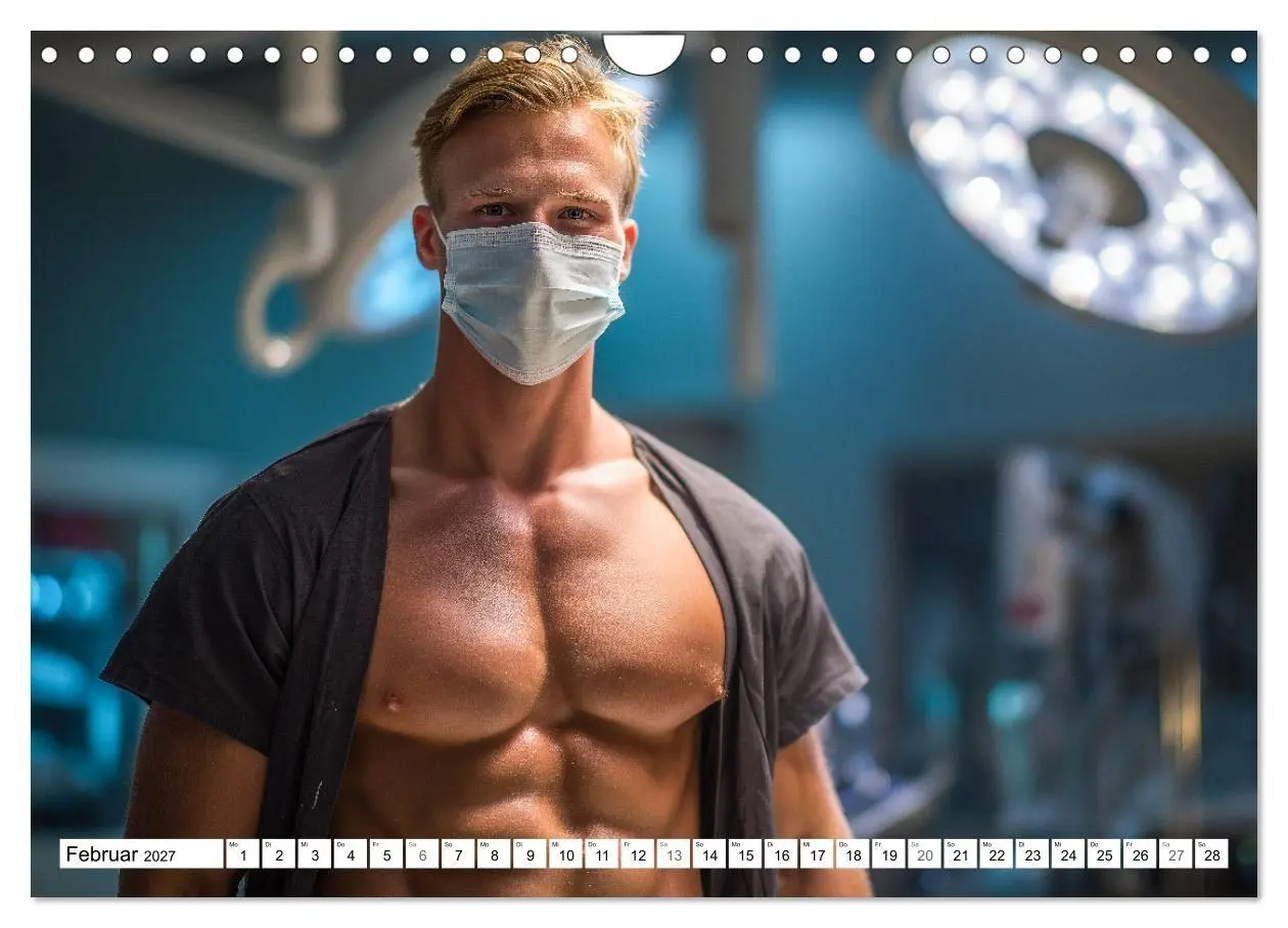Bild: 9783516922103 | SEXY ÄRZTE - Männlich, muskulös und einsatzbereit (Wandkalender...