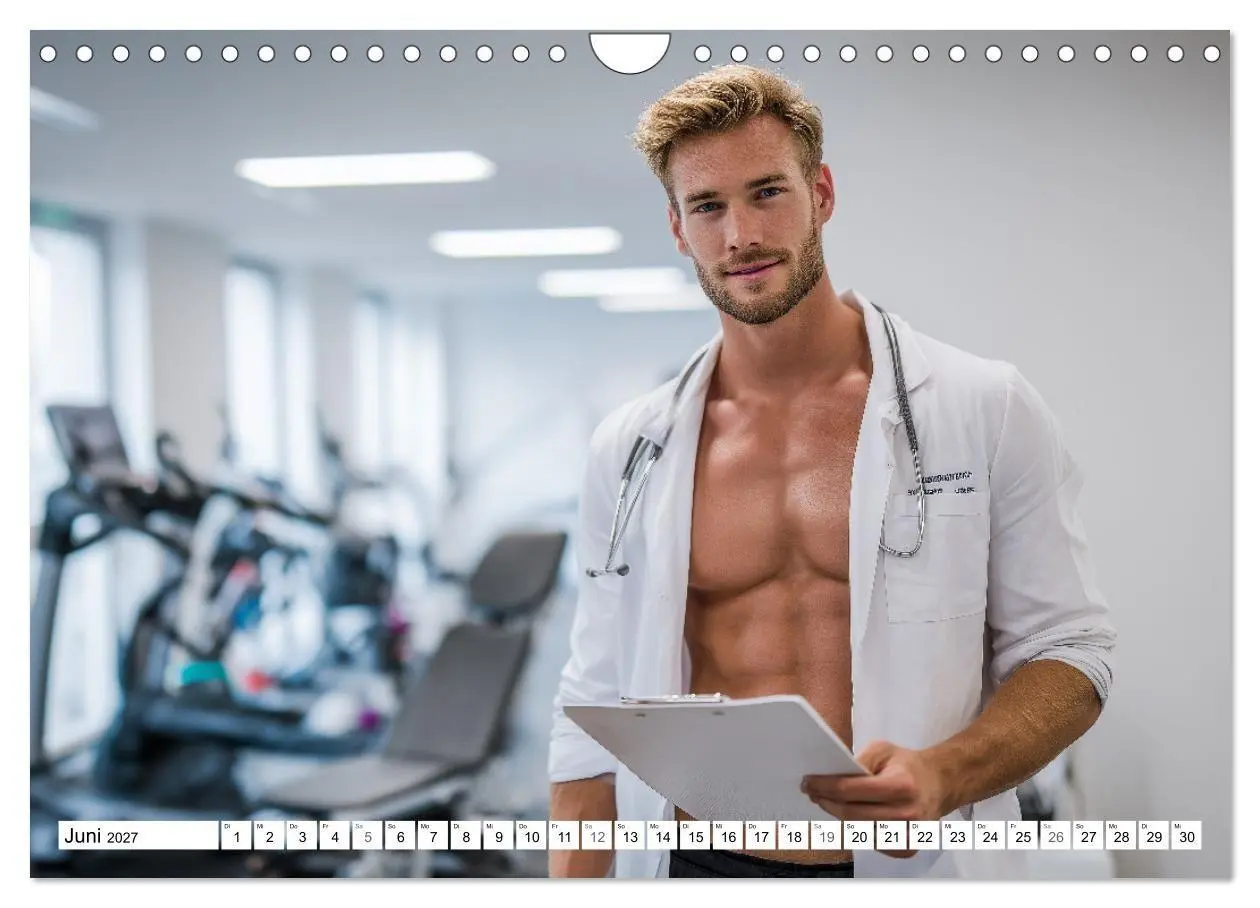 Bild: 9783516922103 | SEXY ÄRZTE - Männlich, muskulös und einsatzbereit (Wandkalender...