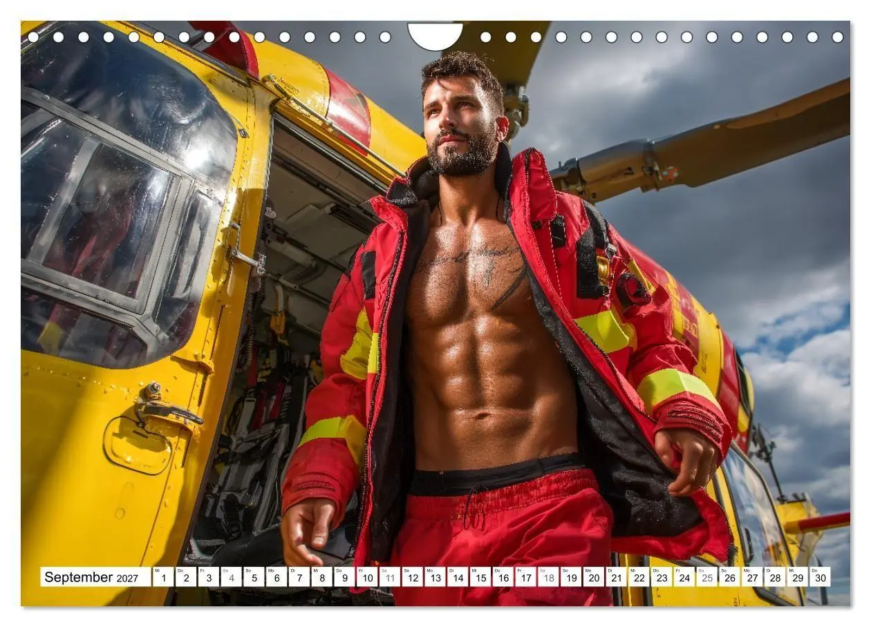 Bild: 9783516922103 | SEXY ÄRZTE - Männlich, muskulös und einsatzbereit (Wandkalender...