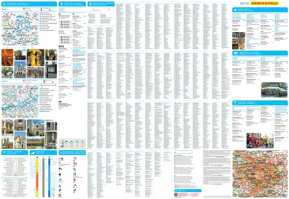 Bild: 9783575022103 | MARCO POLO Cityplan Paris 1:12.000 | (Land-)Karte | Karte (gefaltet)