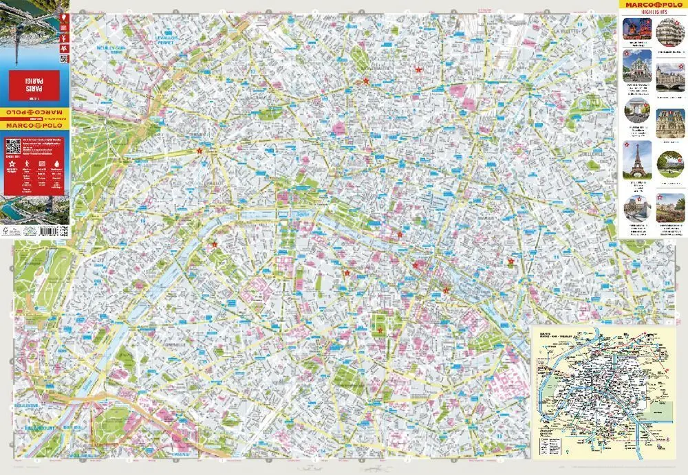 Bild: 9783575022103 | MARCO POLO Cityplan Paris 1:12.000 | (Land-)Karte | Karte (gefaltet)