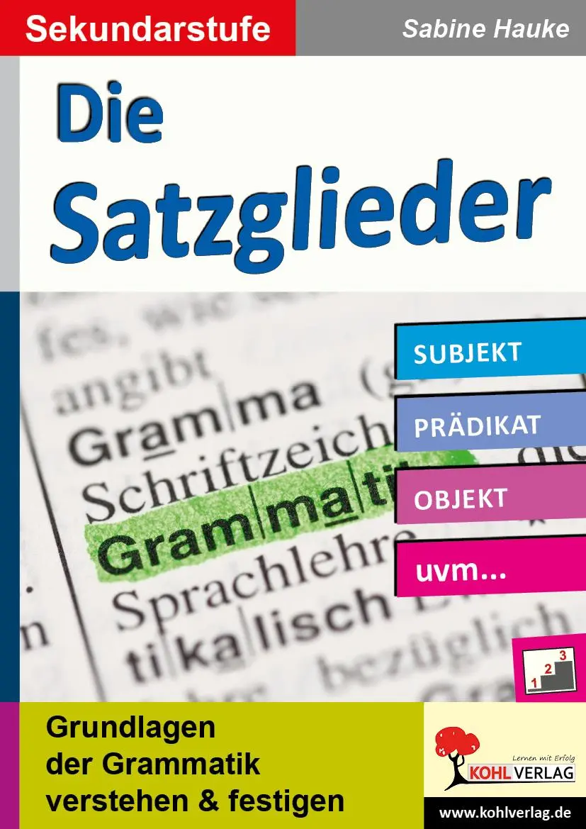 Cover: 9783966242103 | Die Satzglieder / Sekundarstufe | Sabine Hauke | Taschenbuch | 88 S.