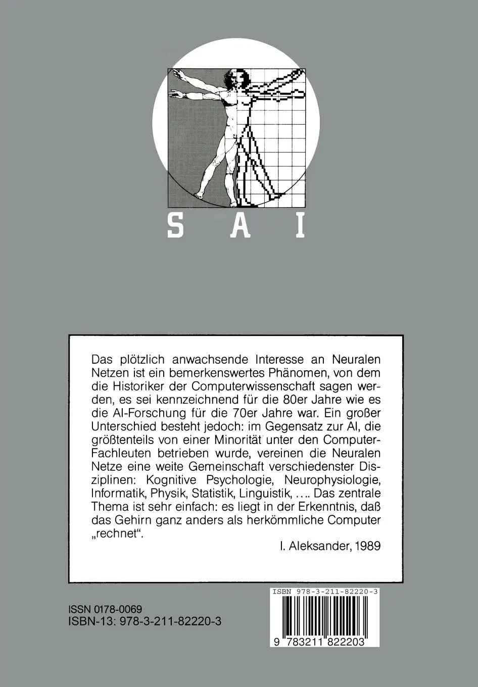 Rückseite: 9783211822203 | Neurale Netze | Monika Köhle | Taschenbuch | x | Deutsch | 1990