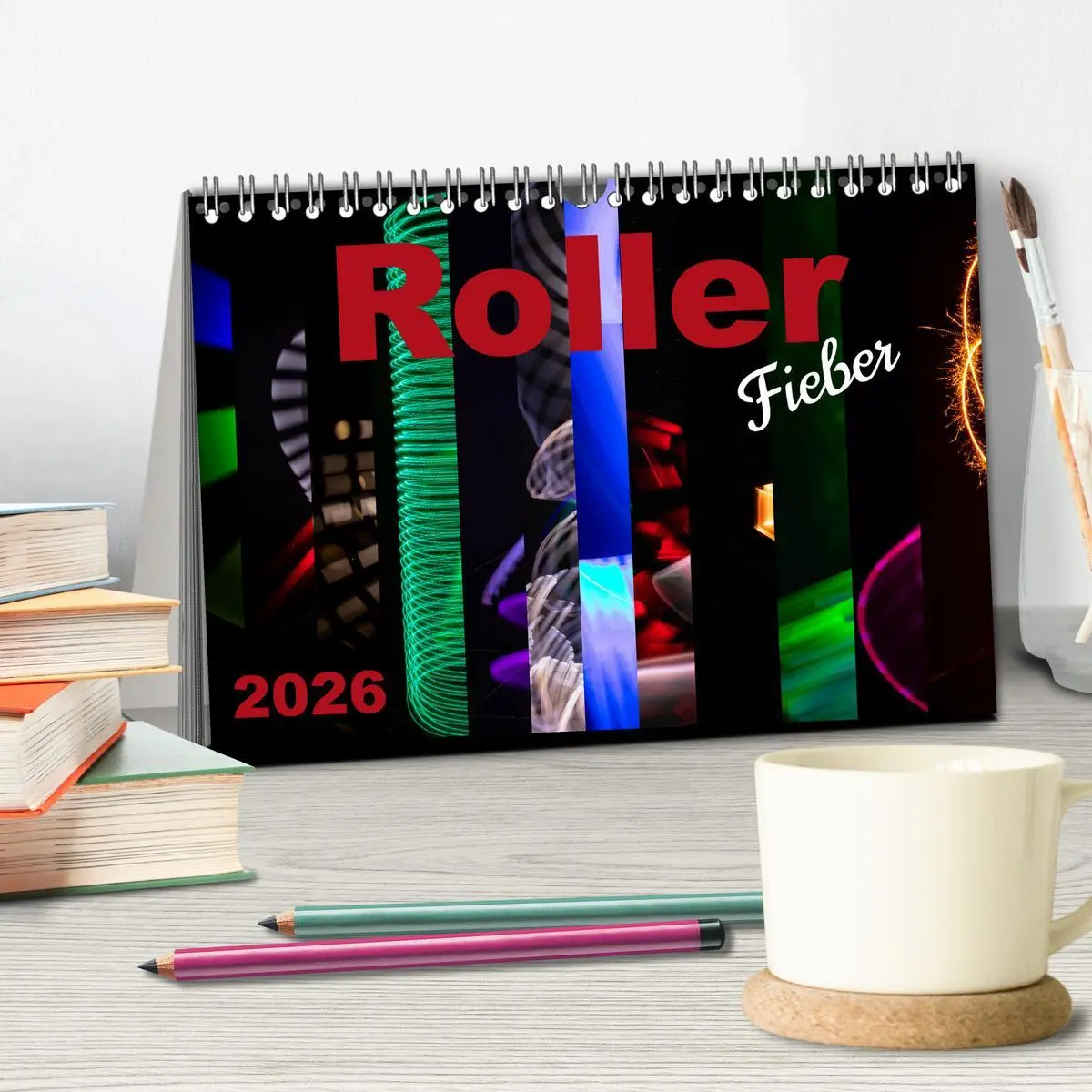 Bild: 9783457512203 | Roller Fieber (Tischkalender 2026 DIN A5 quer), CALVENDO...
