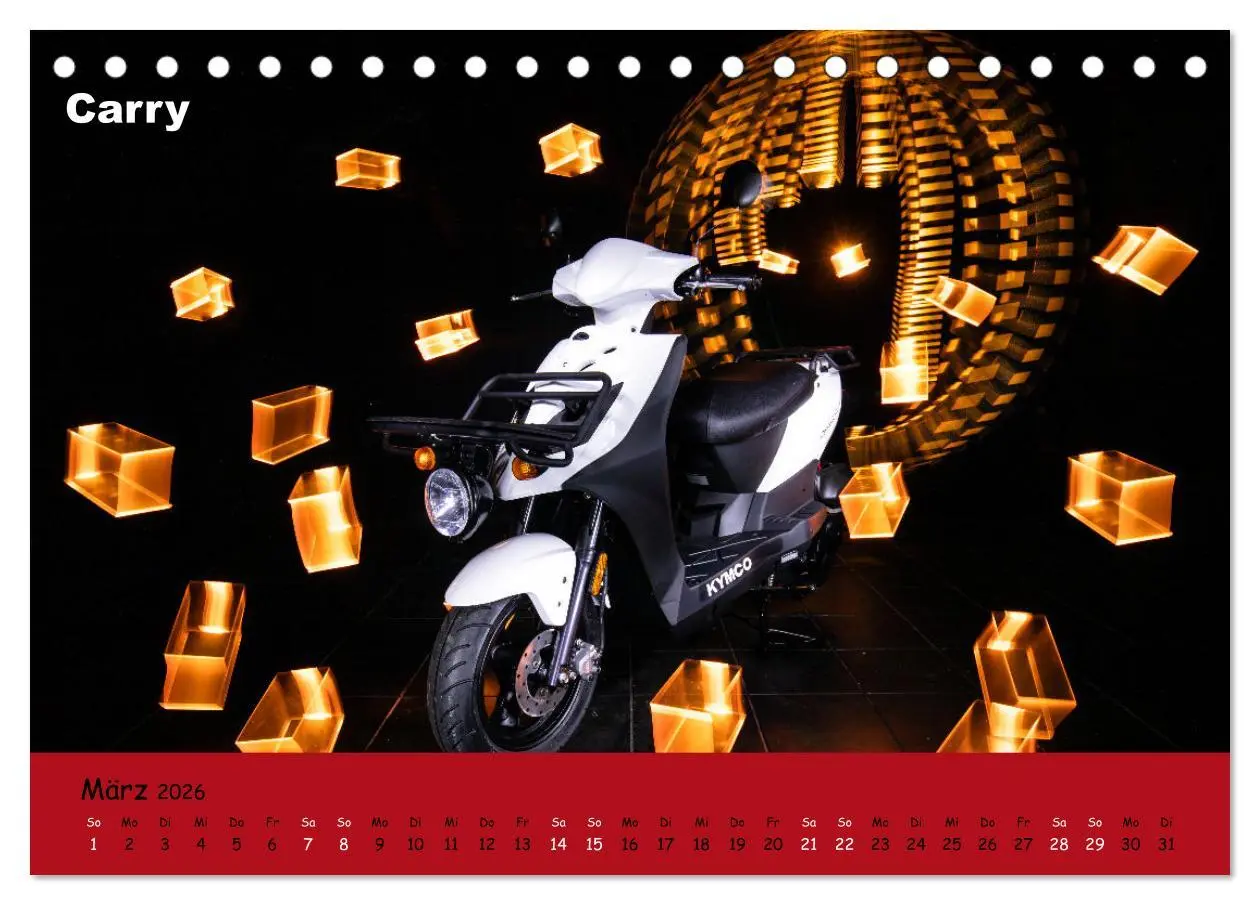 Bild: 9783457512203 | Roller Fieber (Tischkalender 2026 DIN A5 quer), CALVENDO...