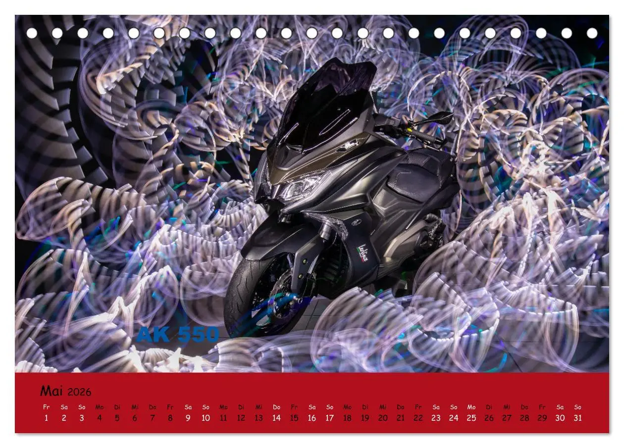 Bild: 9783457512203 | Roller Fieber (Tischkalender 2026 DIN A5 quer), CALVENDO...