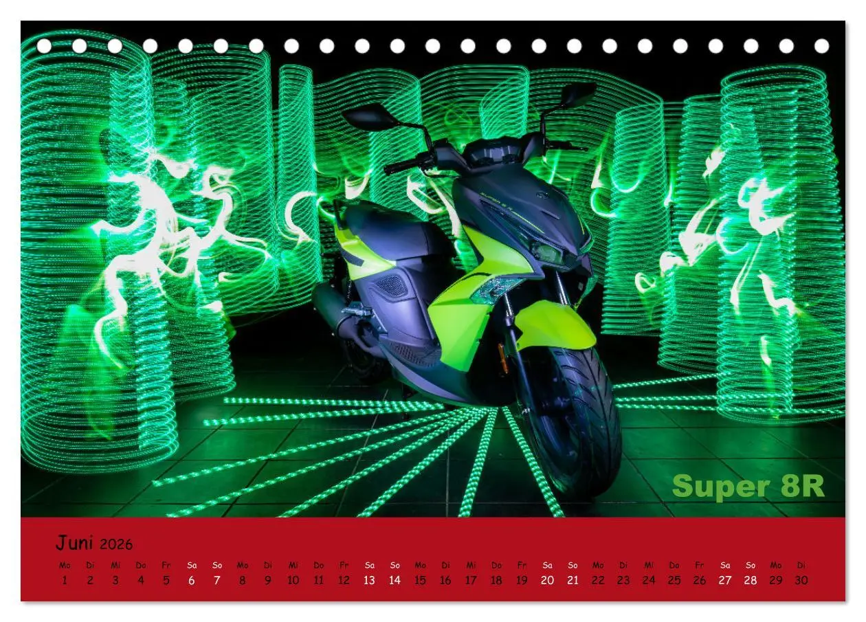 Bild: 9783457512203 | Roller Fieber (Tischkalender 2026 DIN A5 quer), CALVENDO...