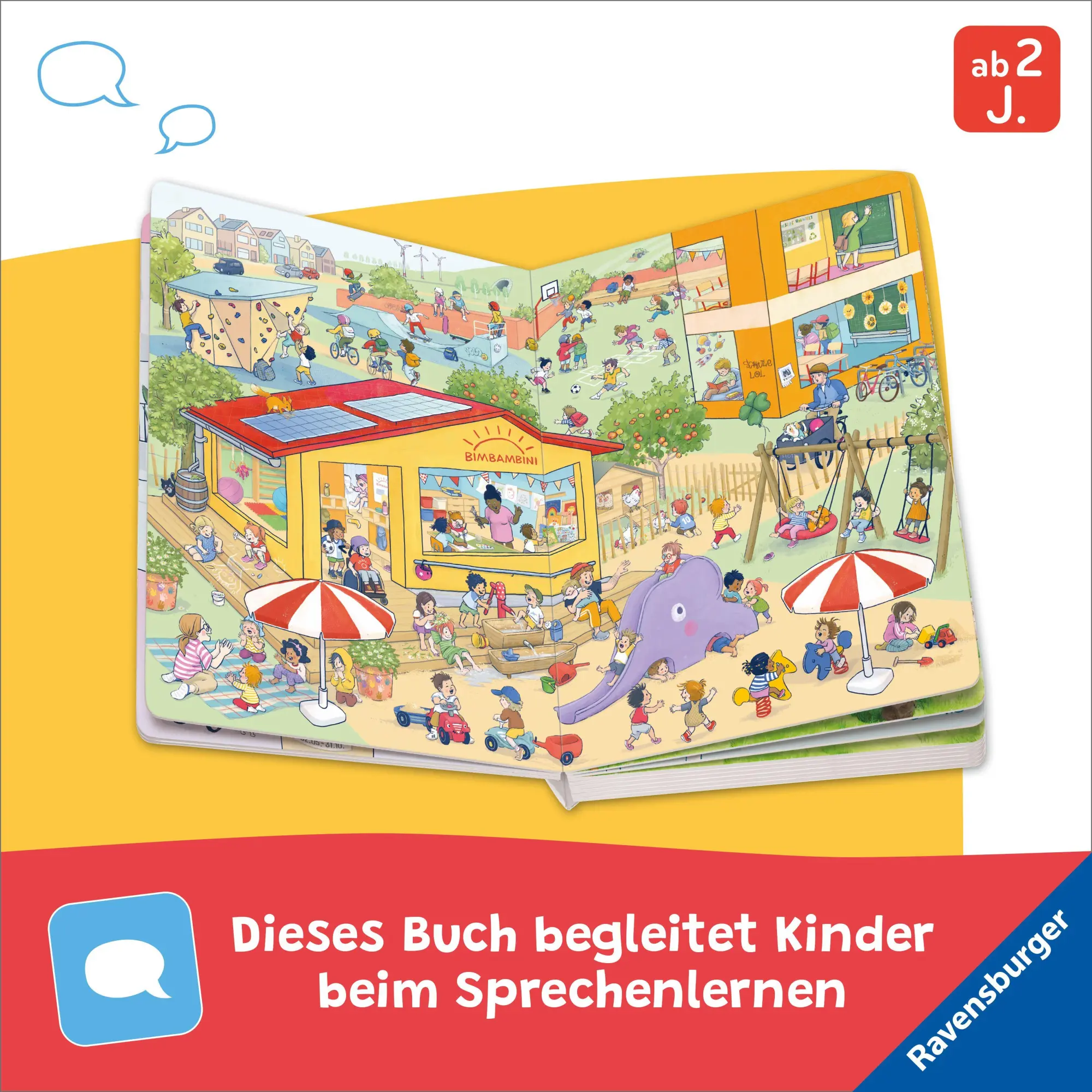 Bild: 9783473422203 | Willkommen in Glückshausen | Ein Wimmelbuch von Anke Evers | Evers