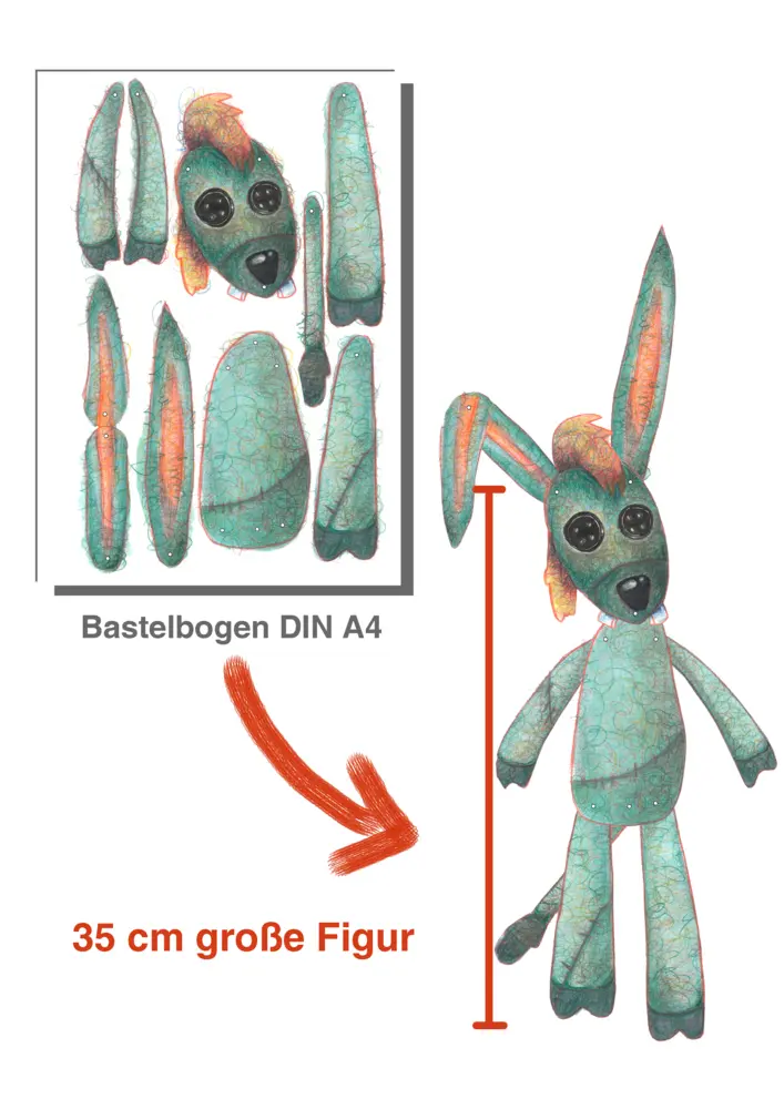 Bild: 9783949642203 | Das märchenhafte Bastelbuch der Hampelfiguren. | Sylvie Triemer | Buch