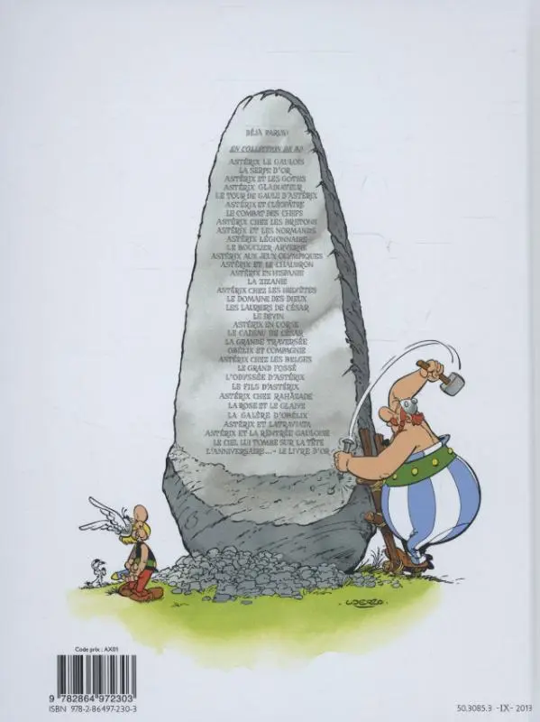 Rückseite: 9782864972303 | Asterix 34. Le livre d'or d'Astérix | Rene Goscinny (u. a.) | Buch