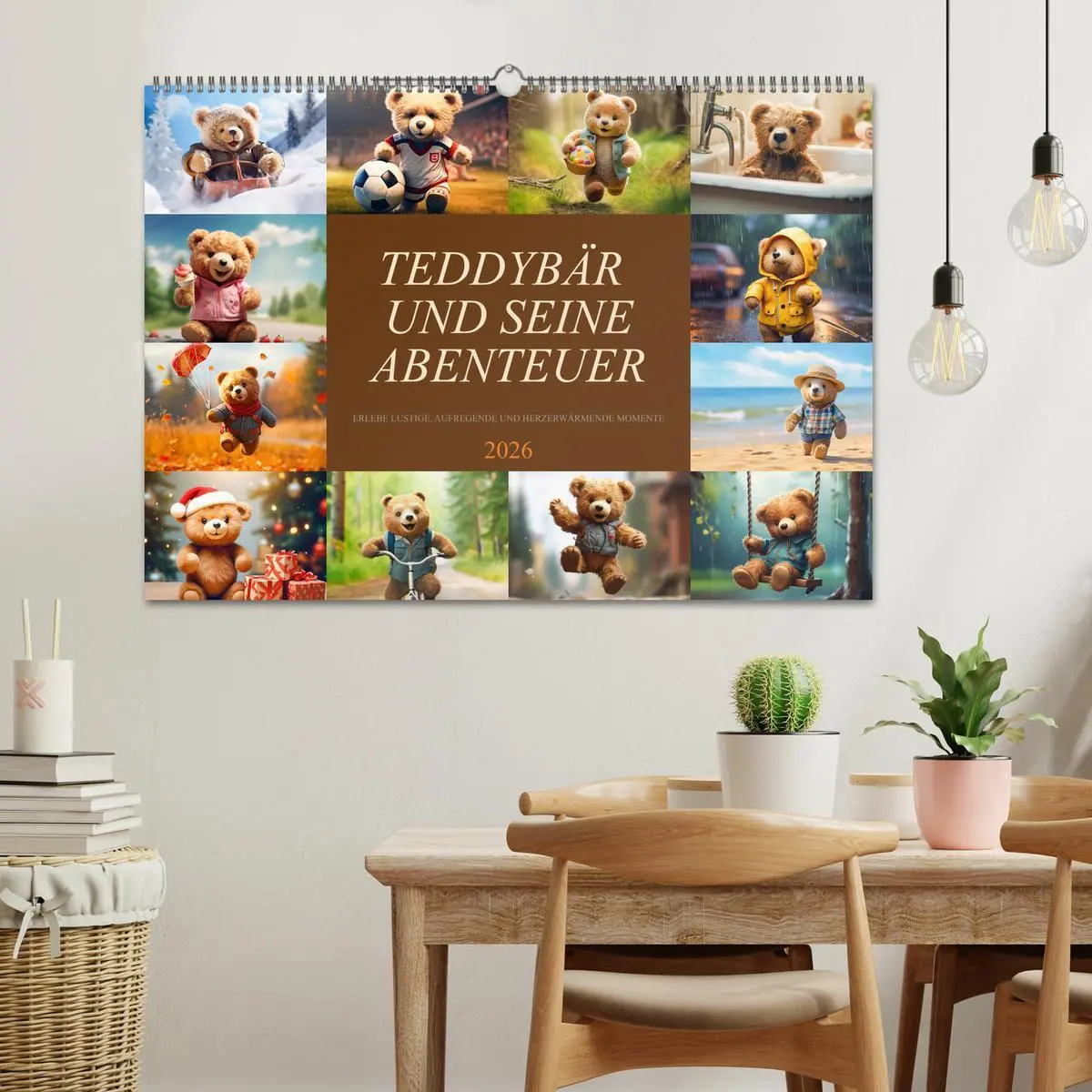 Bild: 9783457502303 | Teddybär und seine Abenteuer (Wandkalender 2026 DIN A2 quer),...