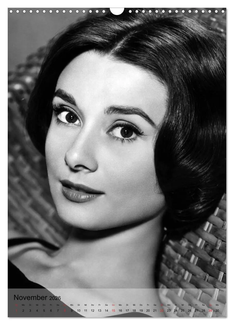 Bild: 9783516452303 | Hollywood-Diva - Audrey Hepburn (Wandkalender 2026 DIN A3 hoch),...