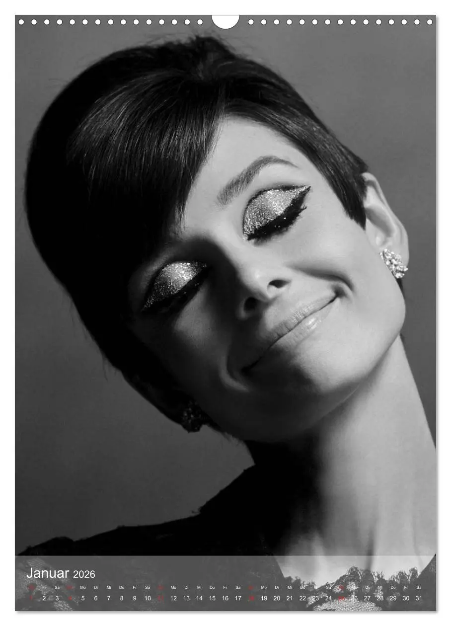 Bild: 9783516452303 | Hollywood-Diva - Audrey Hepburn (Wandkalender 2026 DIN A3 hoch),...