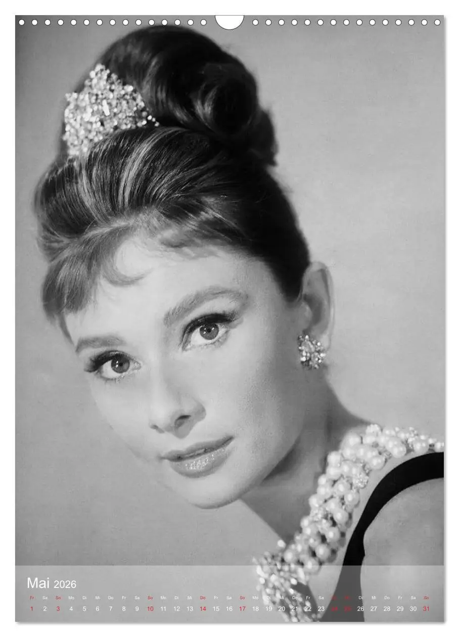 Bild: 9783516452303 | Hollywood-Diva - Audrey Hepburn (Wandkalender 2026 DIN A3 hoch),...