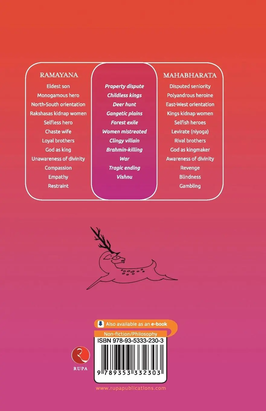 Rückseite: 9789353332303 | Ramayana Versus Mahabharata | My Playful Comparison | Pattanaik | Buch