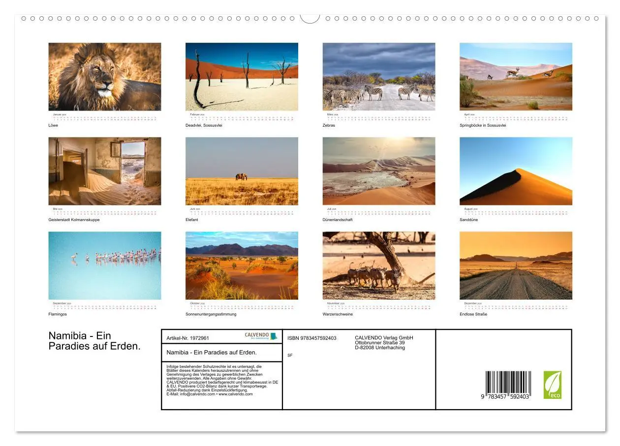 Bild: 9783457592403 | Namibia - Ein Paradies auf Erden. (hochwertiger Premium...