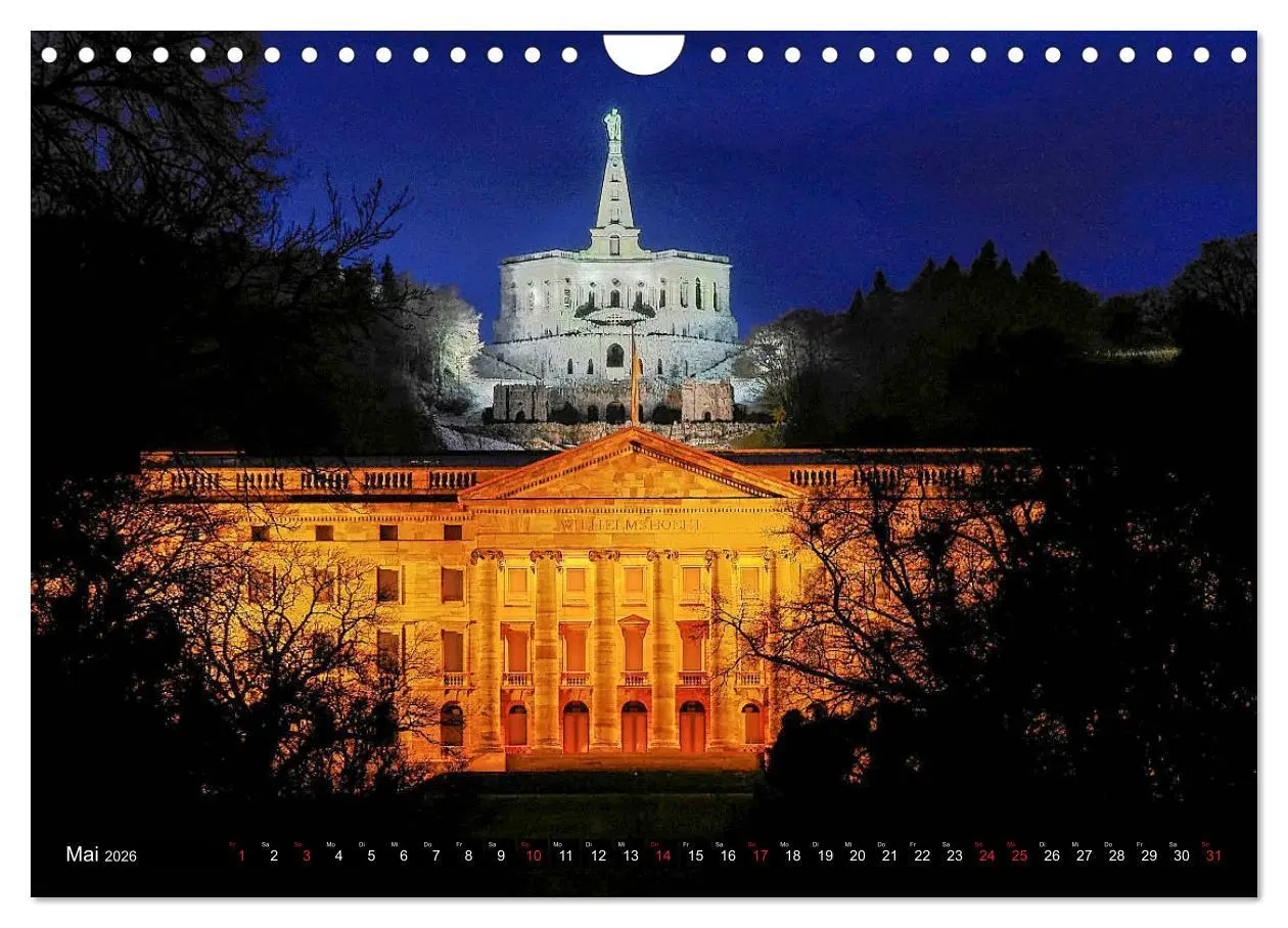 Bild: 9783457802403 | Kassel bei Nacht (Wandkalender 2026 DIN A4 quer), CALVENDO...