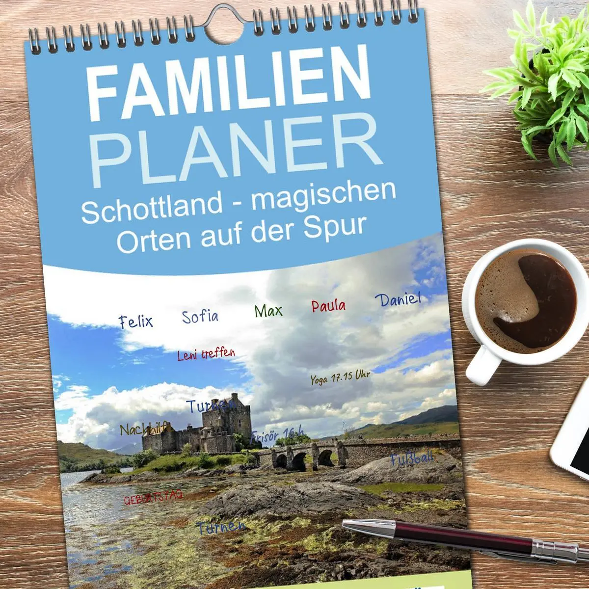 Bild: 9783516512403 | Familienplaner 2026 - Schottland - magischen Orten auf der Spur mit...