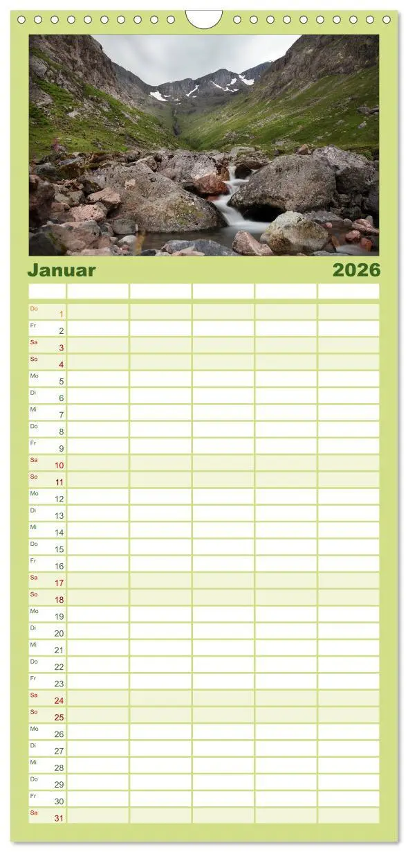 Bild: 9783516512403 | Familienplaner 2026 - Schottland - magischen Orten auf der Spur mit...