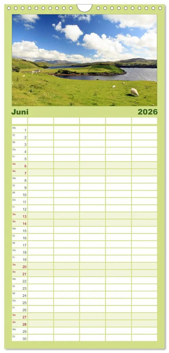 Bild: 9783516512403 | Familienplaner 2026 - Schottland - magischen Orten auf der Spur mit...