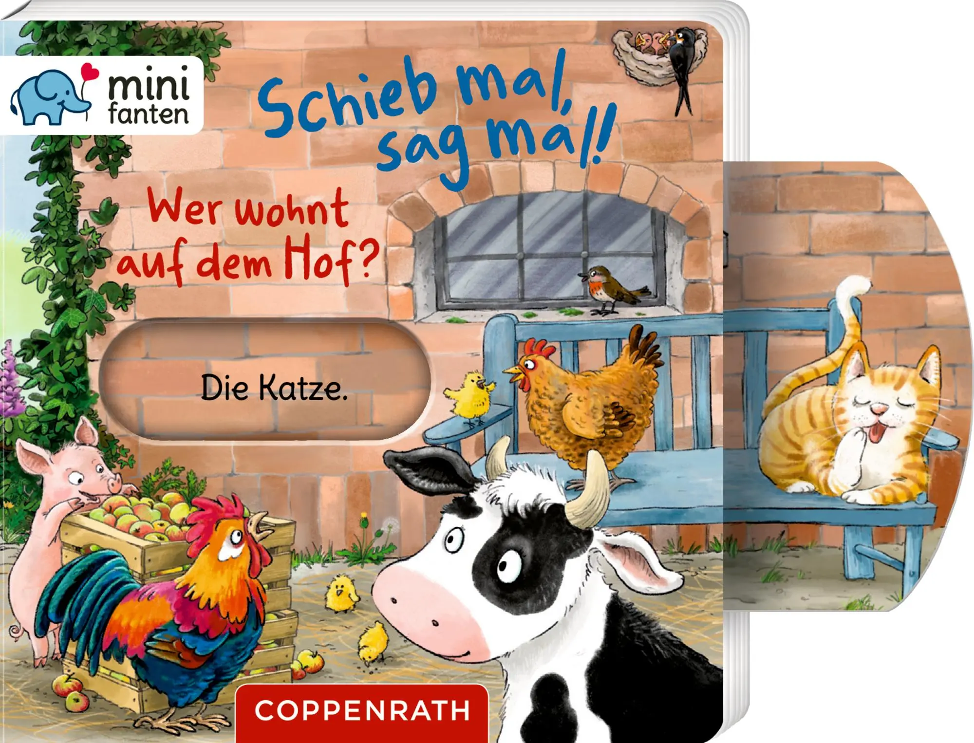 Cover: 9783649652403 | minifanten 49: Schieb mal, sag mal! Wer wohnt auf dem Hof? | Völker