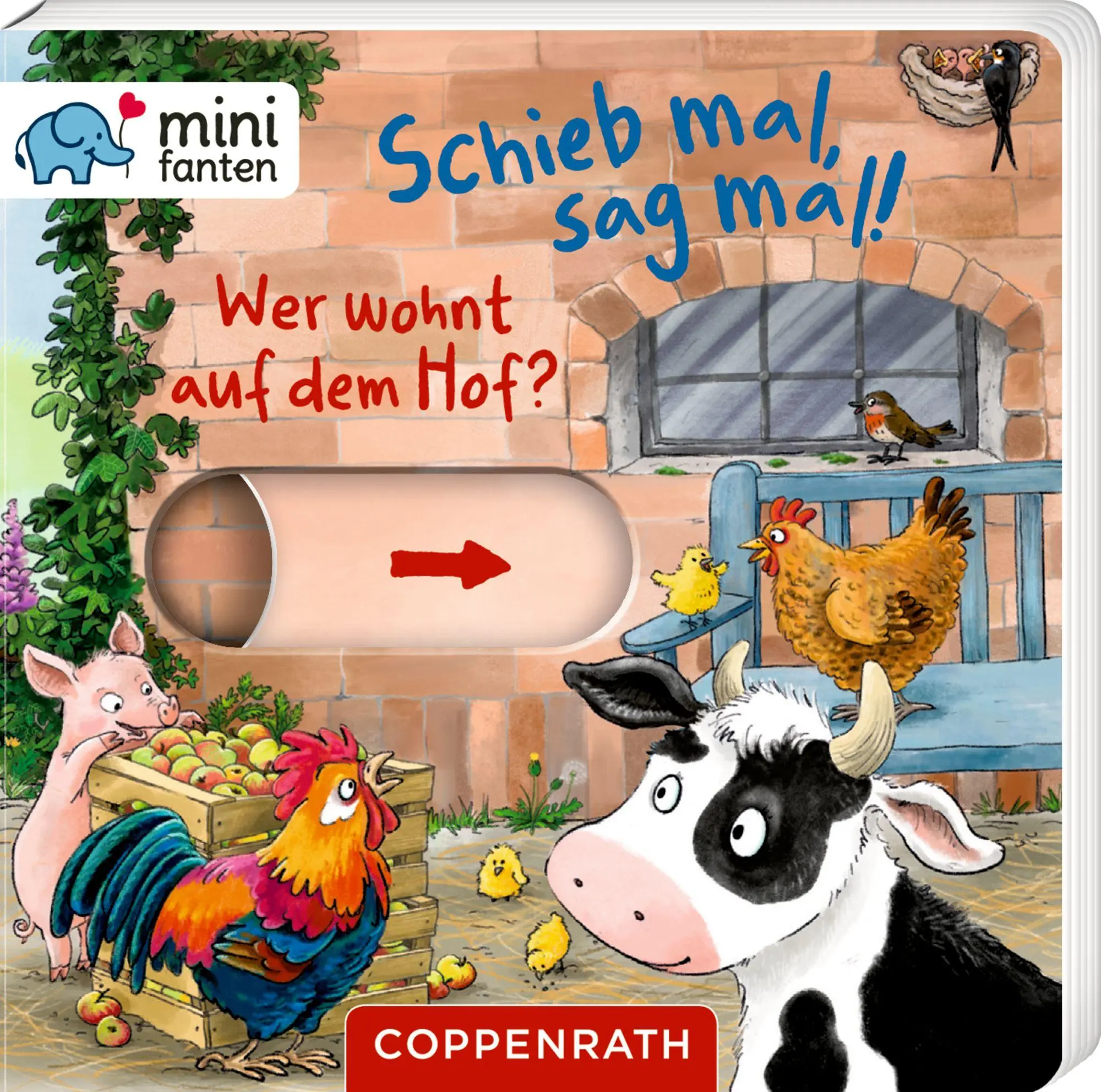 Bild: 9783649652403 | minifanten 49: Schieb mal, sag mal! Wer wohnt auf dem Hof? | Völker