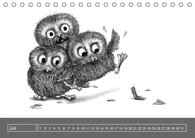 Bild: 9783660202403 | owls &amp; friends Immerwährender Kalender (Tischkalender immerwährend...