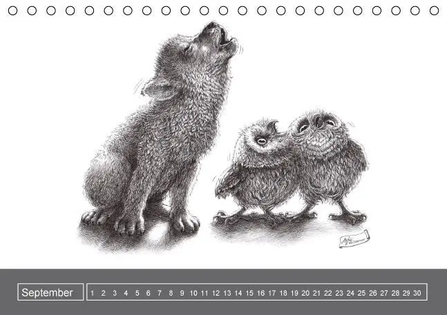 Bild: 9783660202403 | owls &amp; friends Immerwährender Kalender (Tischkalender immerwährend...