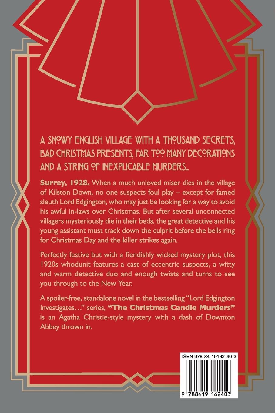 Rückseite: 9788419162403 | The Christmas Candle Murders | A 1920s Christmas Mystery | Brown