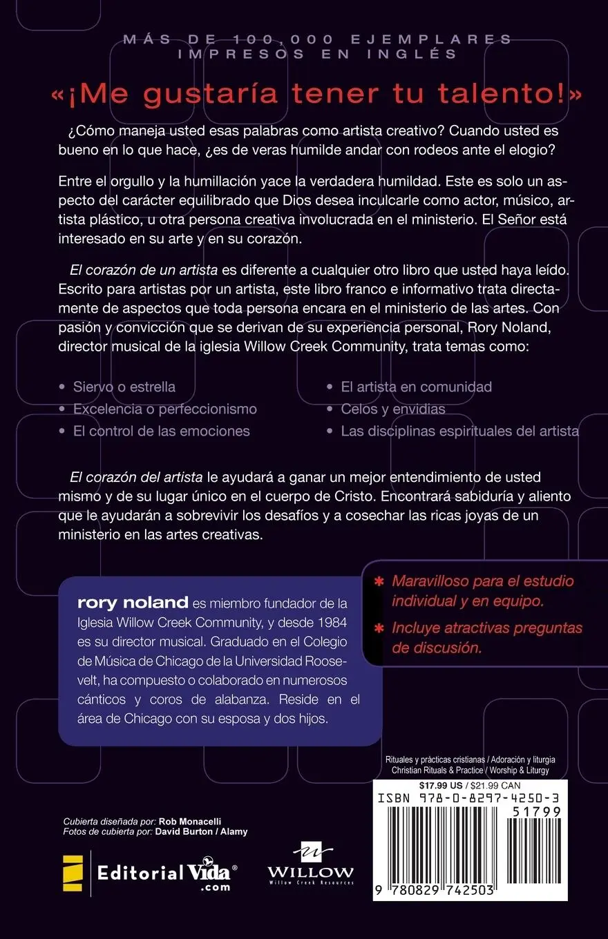 Rückseite: 9780829742503 | El Corazon de un Artista | Rory Noland | Taschenbuch | Spanisch | 2005