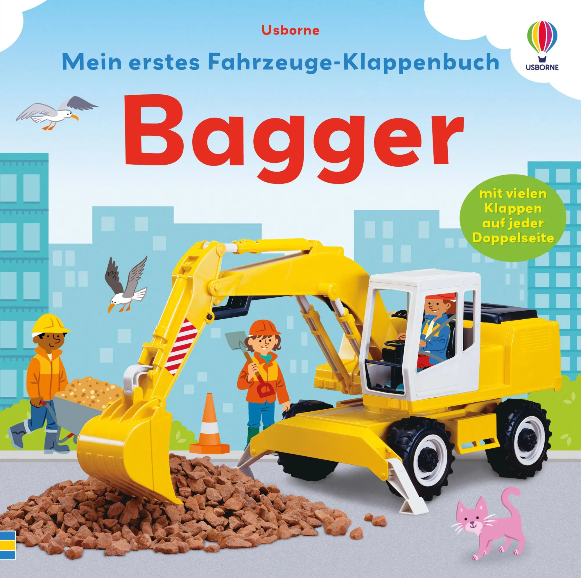 Cover: 9781035702503 | Mein erstes Fahrzeuge-Klappenbuch: Bagger | Felicity Brooks | Buch