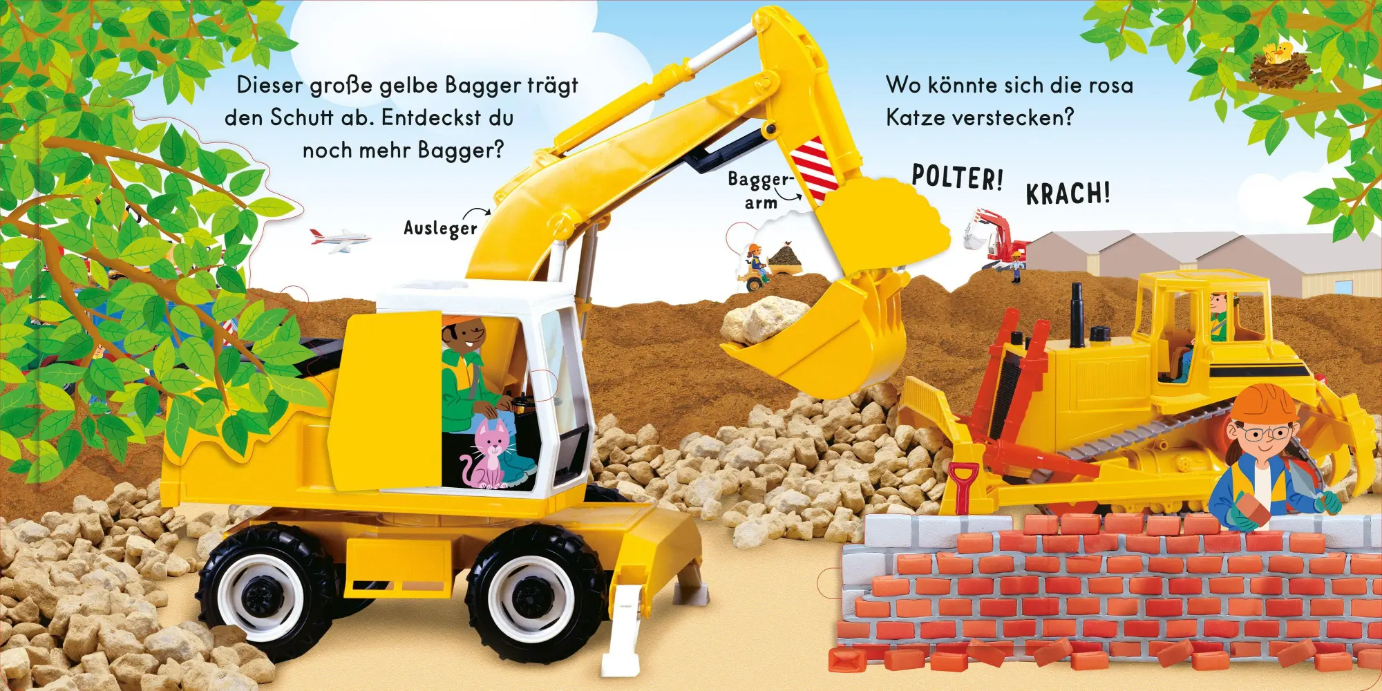 Bild: 9781035702503 | Mein erstes Fahrzeuge-Klappenbuch: Bagger | Felicity Brooks | Buch