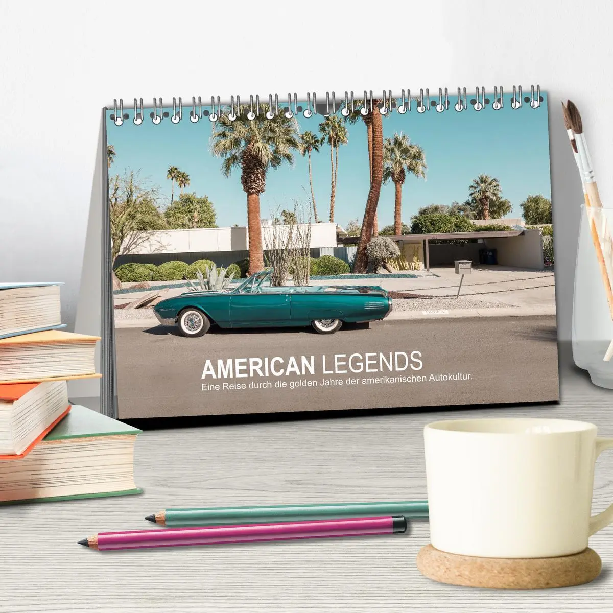 Bild: 9783457722503 | AMERICAN LEGENDS (Tischkalender 2026 DIN A5 quer), CALVENDO...