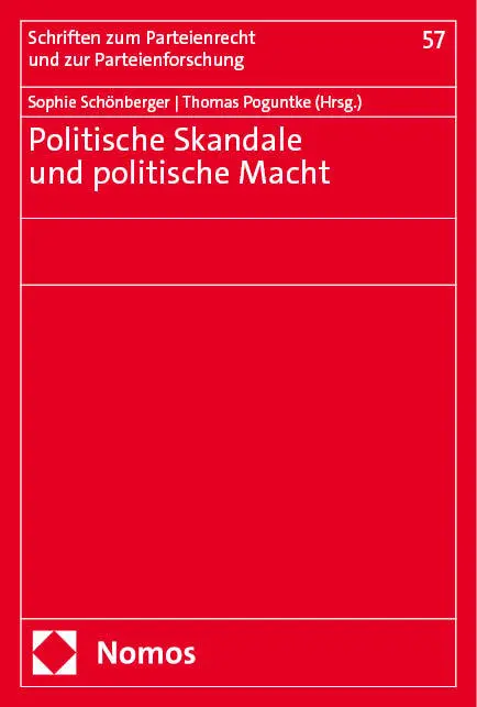 Cover: 9783756012503 | Politische Skandale und politische Macht | Sophie Schönberger (u. a.)