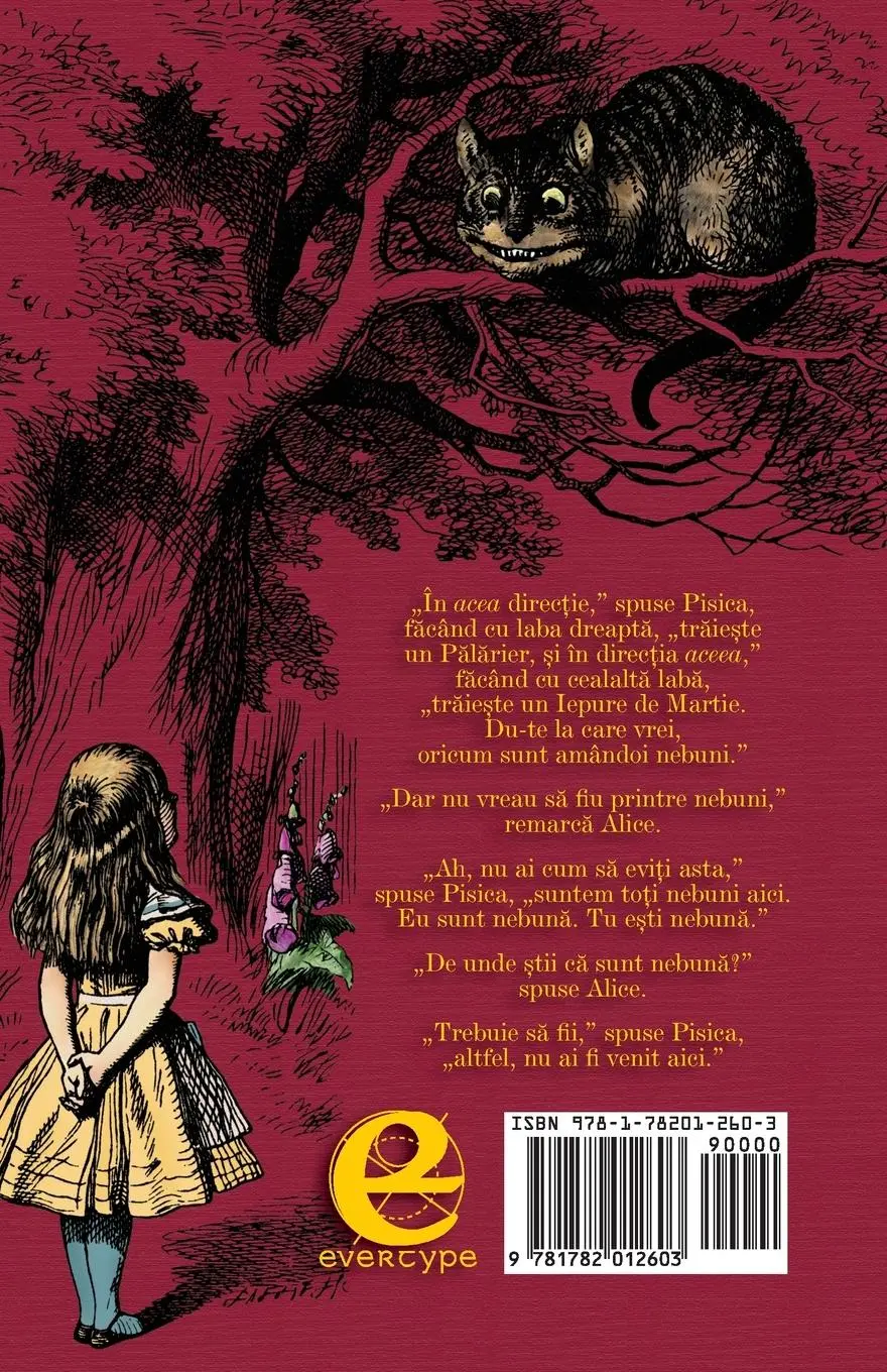 Rückseite: 9781782012603 | Aventurile lui Alice în ¿ara Minunilor | Lewis Carroll | Taschenbuch