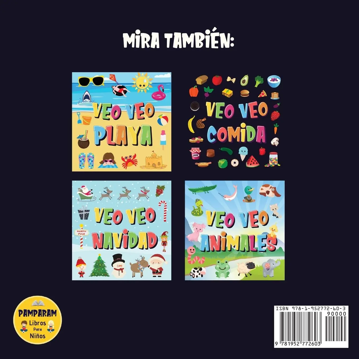 Rückseite: 9781952772603 | Veo Veo - ABC | Pamparam Libros Para Niños | Taschenbuch | Spanisch