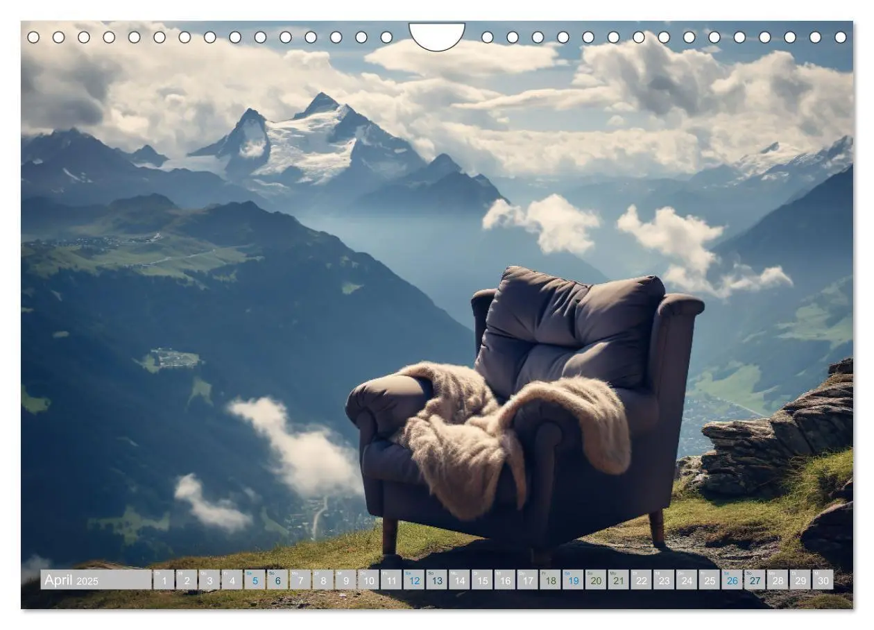 Bild: 9783383842603 | Orte der Ruhe (Wandkalender 2025 DIN A4 quer), CALVENDO Monatskalender